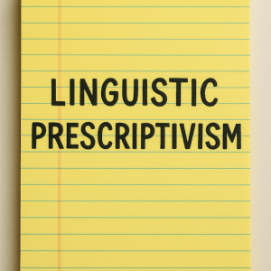 Linguistic Prescriptivism and Oppression